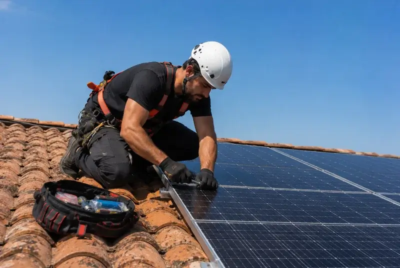 Maintenance et monitoring de panneaux solaires à Latour-de-Carol
